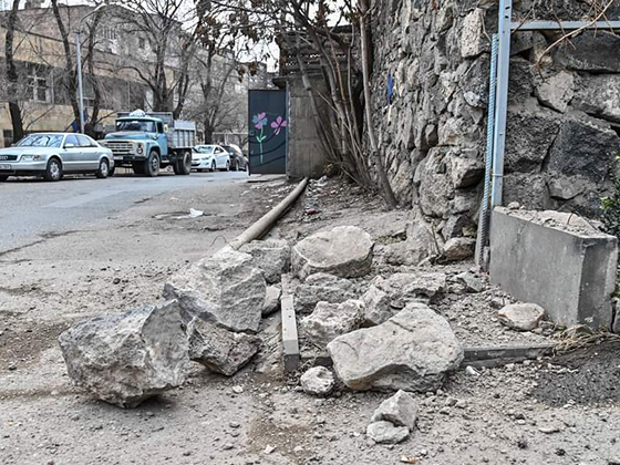 Вблизи Еревана произошло новое землетрясение